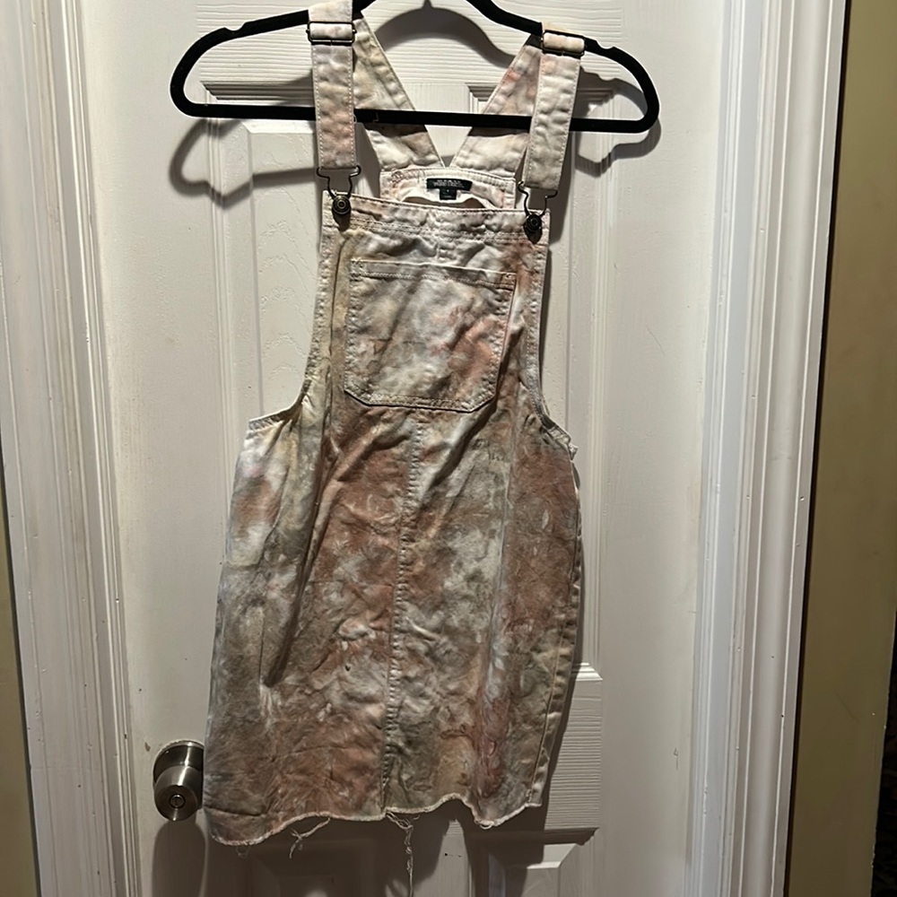 Tie-Dye Overall Dress